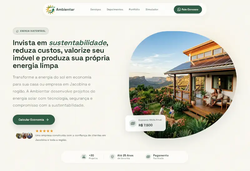 Site Ambientar Solar - Energia Solar